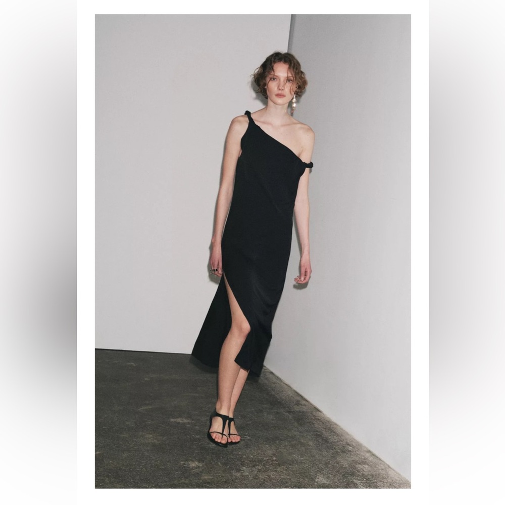 ZARA ZW Collection Satin Midi Dress – XS (NWT) - Picture 2 of 5